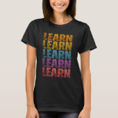 T-Shirt LEARN LEARN (Devant)