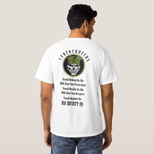 T-SHIRT LÉATHERNECKS (Dos entier)