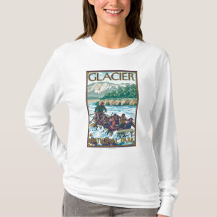 T-shirt L'eau blanche transportant par radeau - parc