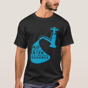 T-shirt L'eau est précieuse pour la préservation