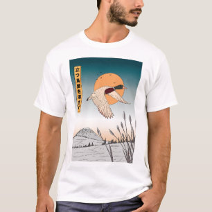 T-shirt L'eau reste calme après le décollage d'un oiseau