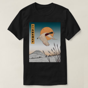 T-shirt L'eau reste calme après le décollage d'un oiseau