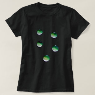 T-shirt L'eau verte goutte de l'eau