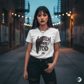 T-shirt 💀 "Leben und Tod" Raven Hourglass Gothic