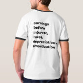 T-shirt l'ebitda est votre ami (Dos)