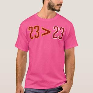 T-shirt Lebron Grand que Jordanie (Noir)