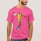 T-shirt Lebron James Lowpoly (Devant)