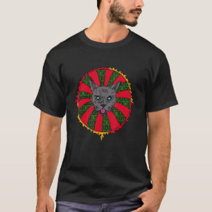 T-shirt Lèche-le Chat Psychedelique Gromit
