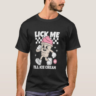 T-shirt Lèche-moi jusqu'à la glace Adult Humour Saison d'é