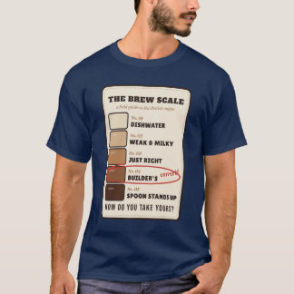 T-shirt L'échelle de brassage : Comment prenez-vous votre