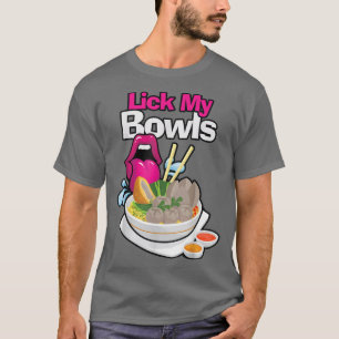 T-shirt lécher mes bols nourriture chef cuisine restaurati