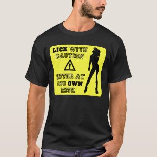 T-shirt Léchez la pièce en t de fin de support