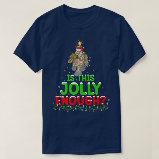 T-shirt L'Éclairage De Noël Est Cette Jolie Assez Léonard (Design devant)
