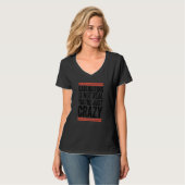 T-shirt L'Éclairage Drôle N'Est Pas Réel (Devant entier)