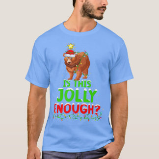 T-shirt L'Éclairage Est Ce Jolly Assez Grizzly Oear Christ