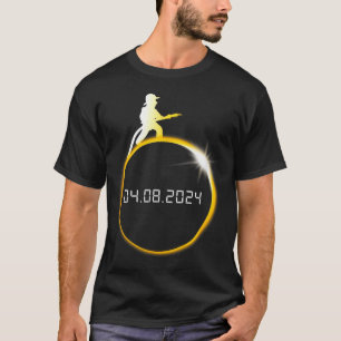 T-shirt L'éclipse solaire drôle de pompier Lune Pompiers