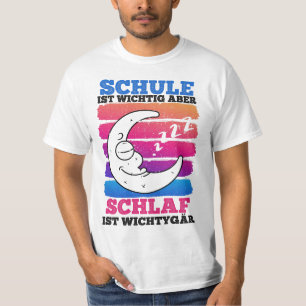 T-shirt L'école C'est important Mais le sommeil