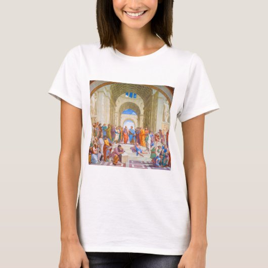T-shirt L'école d'Athènes, Raphael (Devant)