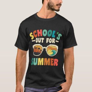T-shirt L'école est dehors pour l'été pour les élèves Supe