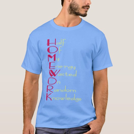 T-shirt L'école et l'ironie Un mélange dangereux drôle (Devant)