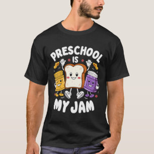 T-shirt L'école maternelle est ma confiture Enseignant de