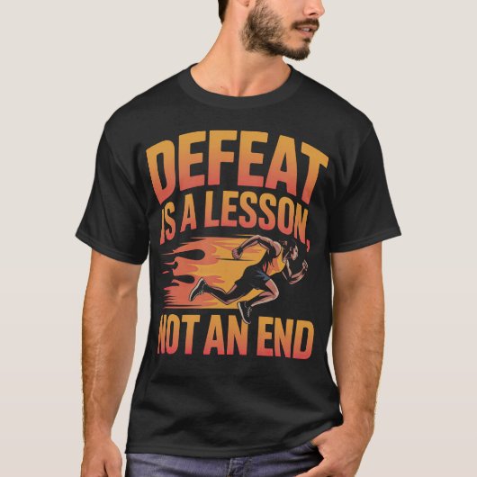 T-shirt Leçon de défaite non coureur final (Devant)