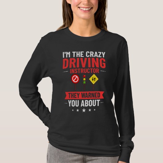 T-shirt Leçons de l'école de l'instructeur de conduite Édu (Devant)