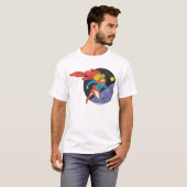 T-shirt Leçons superfilles dans l'espace (Devant entier)