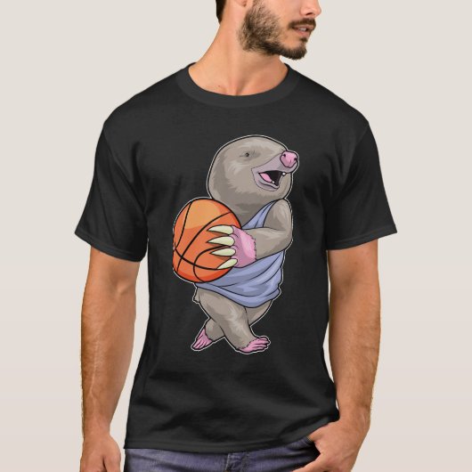 T-shirt Lecteur de basket-ball Mole Basketball (Devant)