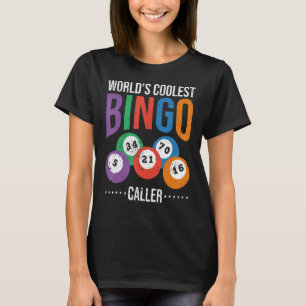T-shirt Lecteur de Bingo Mondes de loterie plus frais Call