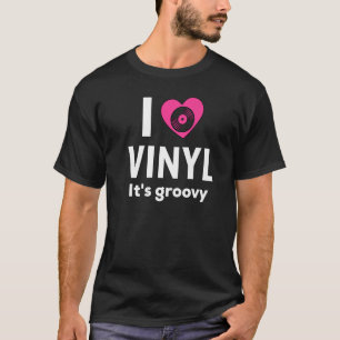 T-shirt Lecteur de disque musical Stereo Vinyl Record Buff