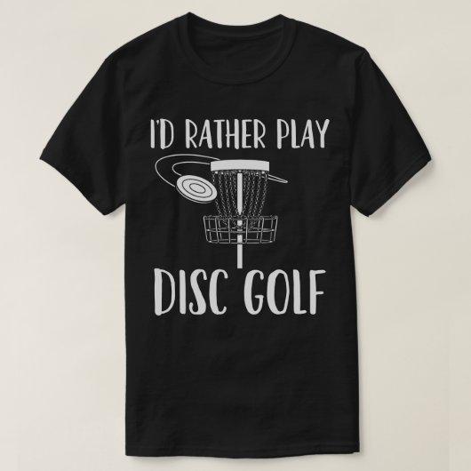 T-shirt Lecteur de golf Disc Golf Golf (Design devant)