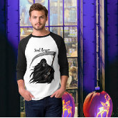 T-shirt Lecteur de Grim avec Scythe Halloween