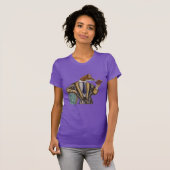 T-shirt Lecteur de livre Fox (Devant entier)