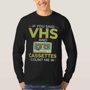 T-shirt Lecteur de musique à cassette enregistreur audio m