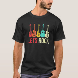 T-shirt Lecteur de musique à guitare tenue de guitariste r