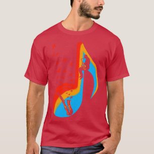 T-shirt Lecteur de musique saxophone