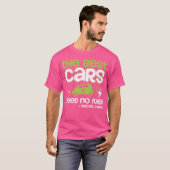 T-shirt Lecteur de voiture électrique Mobilité Fière Plug- (Devant entier)