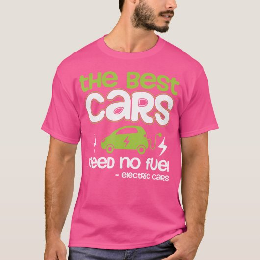 T-shirt Lecteur de voiture électrique Mobilité Fière Plug- (Devant)