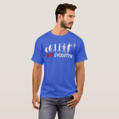 T-shirt Lecteur fléchettes évolution (Devant entier)