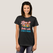 T-shirt Lecteur Frisbee Ultimate Avec Frisbee Ultimate (Devant entier)