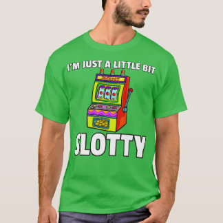 T-shirt Lecteur Machine à sous Joueur Casino Jeu joueur