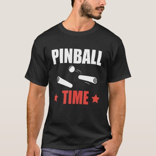 T-shirt Lecteur Pinball Time (Devant)
