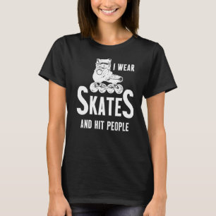 T-shirt Lecteur Roller Derby Patins Équipe de patinage 3