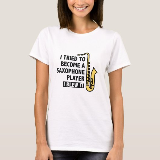 T-shirt Lecteur saxophone (Devant)