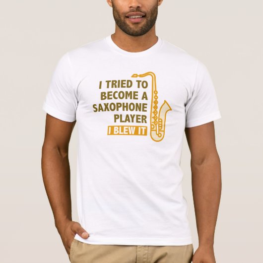 T-shirt Lecteur saxophone (Devant)