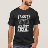 T-shirt Lecteur Varsity Lecture Team Ne Laisser Aucune Pag (Devant)