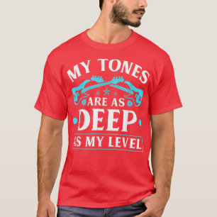 T-shirt Lecteurs De Basse Comme Profond, Lecteur De Basse