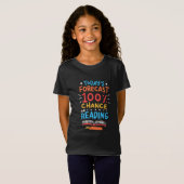 T-Shirt Lecture - 100% Chance de lecture (Devant entier)