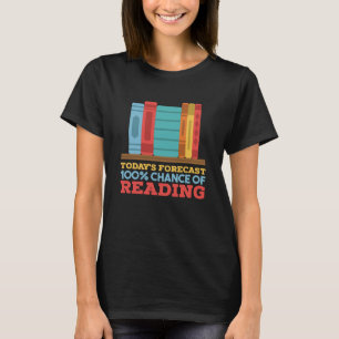 T-shirt Lecture - 100% de chances de lire un livre drôle